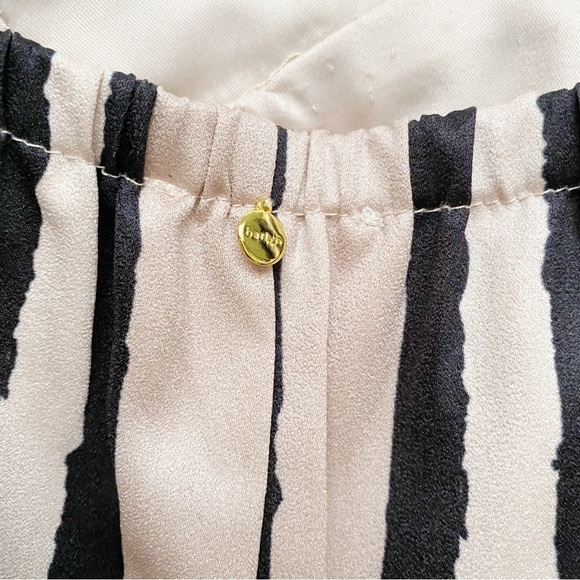 Silky Tan & Black Stripe Sundress - Picture 8 of 10